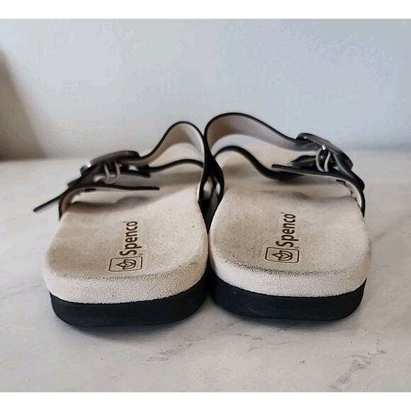 Spenco Orthotic Women’s Vista Slide Sandal Arch Support Leather Size 12D - Picture 9 of 9